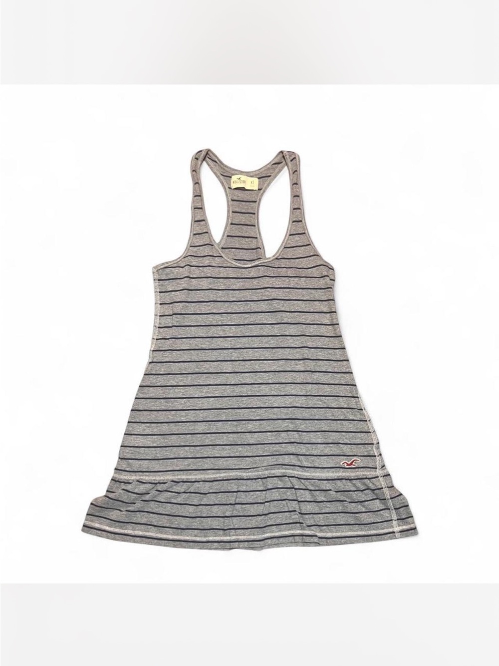⚡️ HOLLISTER Striped Ruffle Racerback Tank ⚡️